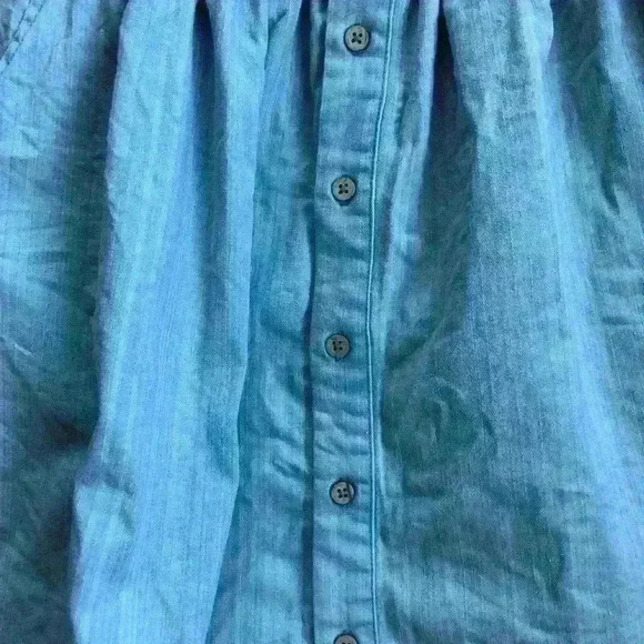 Rylee + Cru Jean Skirt Size Large. - Picture 4 of 4